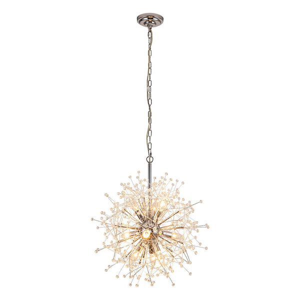Natural Style 9 - Light Dandelion Firework Sputnik Crystal Glass Chandelier - Yiilighting