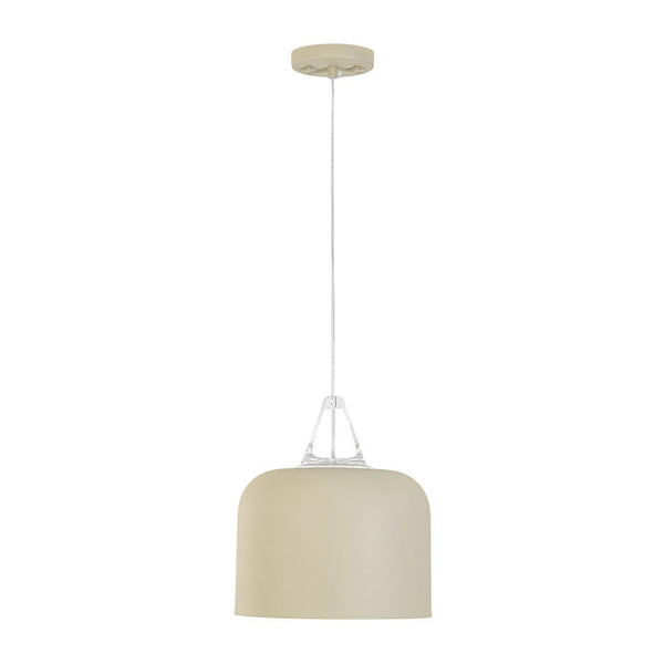 Nordic Cream Style Khaki Drum Single Pendant Light - Yiilighting
