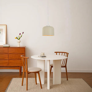 Nordic Cream Style Khaki Drum Single Pendant Light - Yiilighting