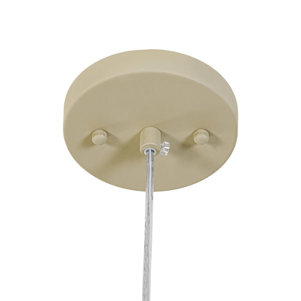 Nordic Cream Style Khaki Drum Single Pendant Light - Yiilighting