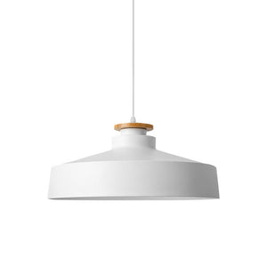 Nordic minimalism 1 - Light White Wooden - Color Iron Conical - Shaped Pendant Light - Yiilighting