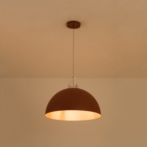 Nordic Minimalist Half - Dome Pendant with Soft Morandi Colors - Yiilighting