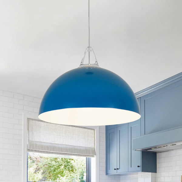 Nordic Minimalist Half - Dome Pendant with Soft Morandi Colors - Yiilighting