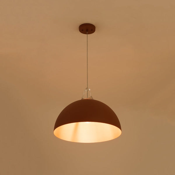 Nordic Minimalist Half - Dome Pendant with Soft Morandi Colors - Yiilighting
