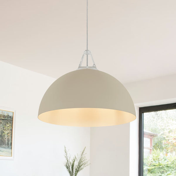 Nordic Minimalist Half - Dome Pendant with Soft Morandi Colors - Yiilighting