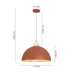 Nordic Minimalist Half - Dome Pendant with Soft Morandi Colors - Yiilighting
