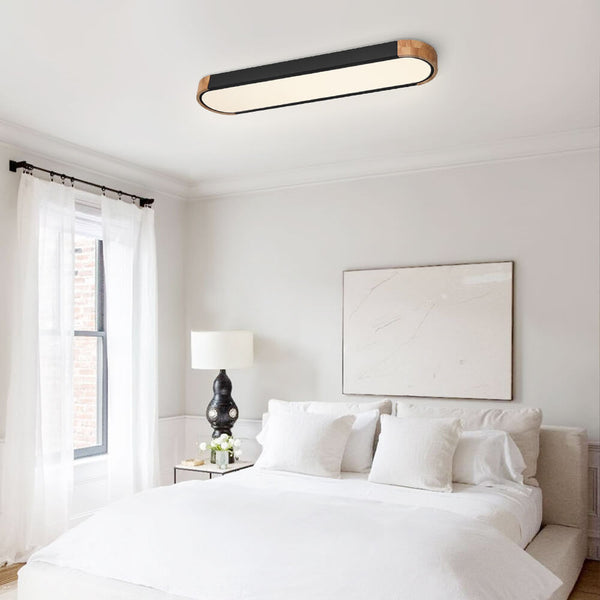 Nordic Oval Led Flush Mount Ceiling Light Warm White - Yiilighting