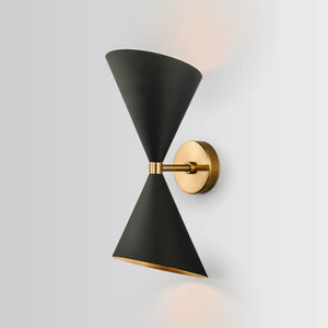 Open Box: Mid Century Modern 2 Light Up and Down Wall Sconce - Yiilighting