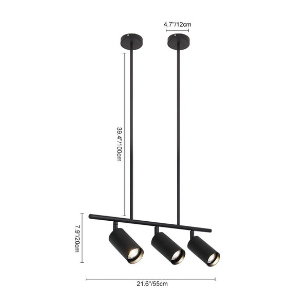 Open Box: Modern 3/5 - Light Track Lighting Linear Island Chandelier - Yiilighting