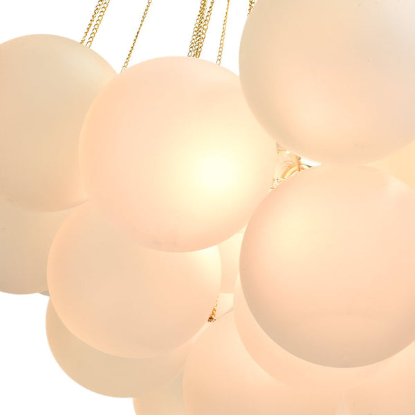 Open Box: Modern Globe Bubble Cluster Glass Ball Chandelier - Yiilighting