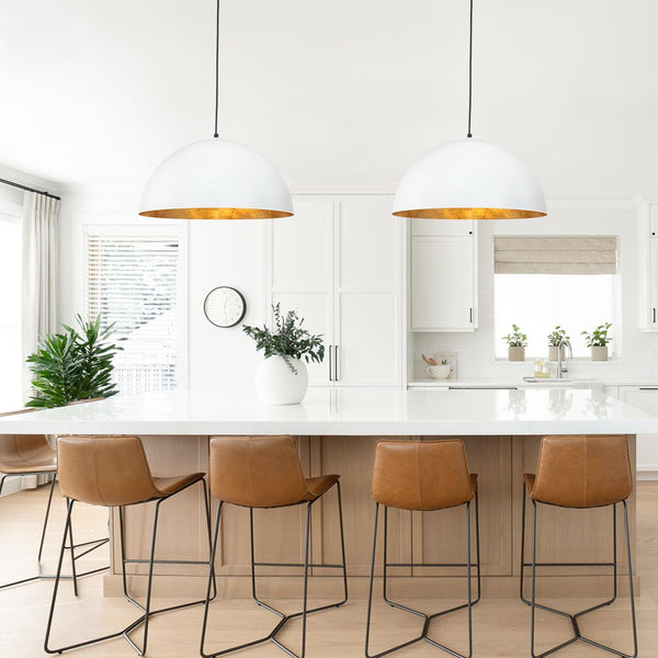 Open Box: Modern One Light Oversized Dome Pendant Light - Yiilighting