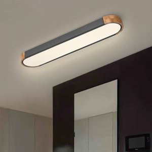 Open Box: Nordic Style Metal & Wood Dimmable LED Ceiling Light - Yiilighting