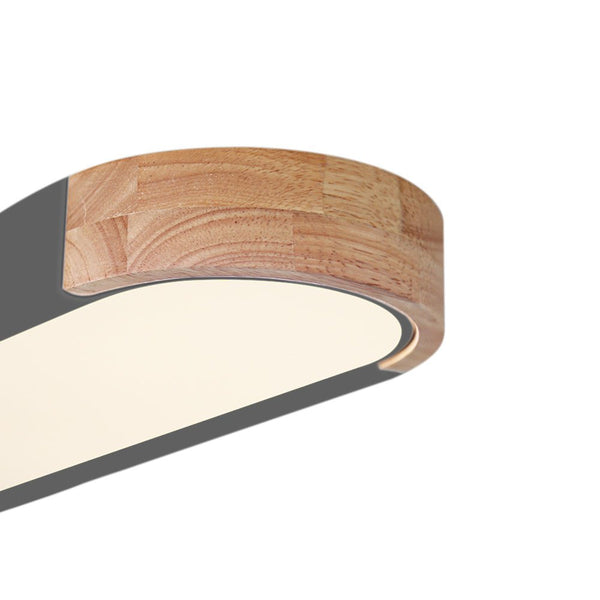 Open Box: Nordic Style Metal & Wood Dimmable LED Ceiling Light - Yiilighting