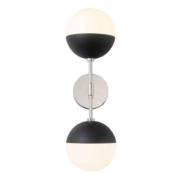 Open Box: Spherical Opal Glass Globes Wall Sconce - Yiilighting