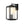 Outdoor IP23 Square Lantern Ribbed Clear Glass Wall Sconce with Auto Light Sensor - Yiilighting