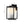 Outdoor IP23 Square Lantern Ribbed Clear Glass Wall Sconce with Auto Light Sensor - Yiilighting