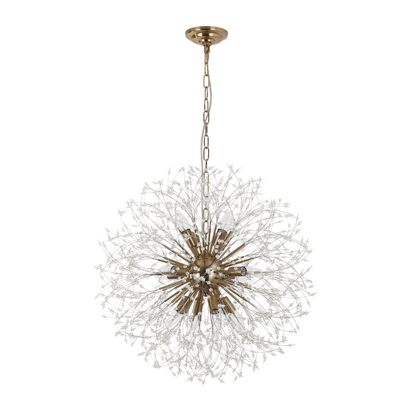 Romantic Luxury Dandelion-Shaped Chandelier with Sparkling Crystals - Yiilighting