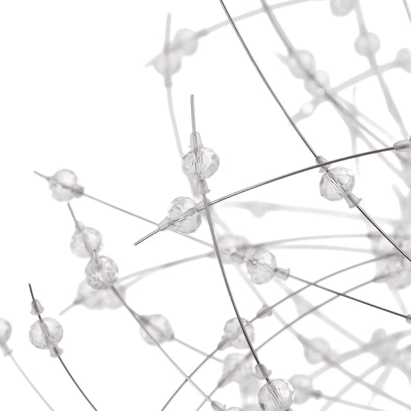Romantic Luxury Dandelion-Shaped Chandelier with Sparkling Crystals - Yiilighting
