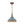Rustic Aged Patina Iron Peacock Blue Dome Pendant Light - Yiilighting