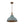 Rustic Aged Patina Iron Peacock Blue Dome Pendant Light - Yiilighting