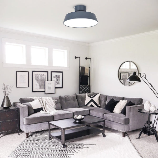 Scandinavia LED Semi Flush Mount Ceiling Light - Yiilighting