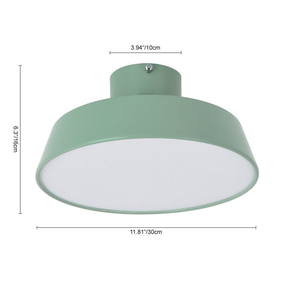 Scandinavia LED Semi Flush Mount Ceiling Light - Yiilighting