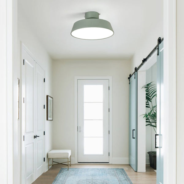 Scandinavia LED Semi Flush Mount Ceiling Light - Yiilighting