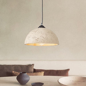 Scandinavian Single Light Dome - Shape Resin Pendant Light - Yiilighting