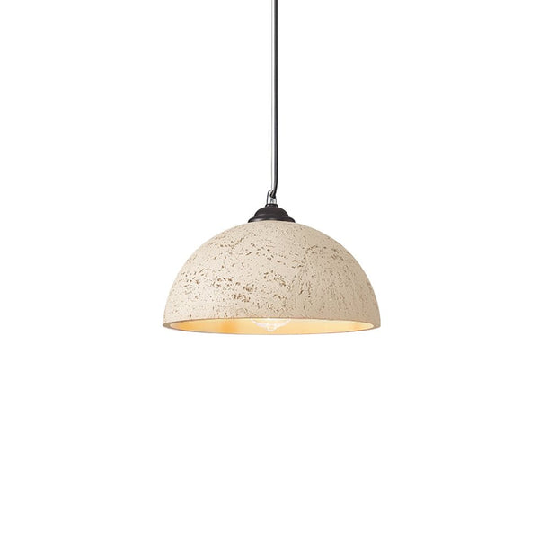 Scandinavian Single Light Dome - Shape Resin Pendant Light - Yiilighting