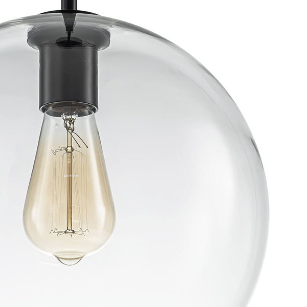 Single Light Modern Glass Globe Pendant - Yiilighting