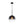 Single-light Modern Gradient Smoke Grey Glass Pendant Light | E27 Vintage Hanging Lamp - Yiilighting
