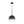 Single-light Modern Gradient Smoke Grey Glass Pendant Light | E27 Vintage Hanging Lamp - Yiilighting