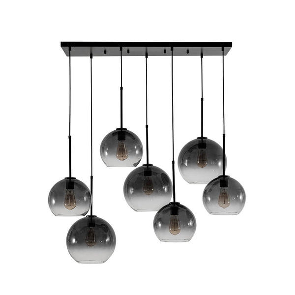 Timeless 7 - Light Glass Globe Cluster Chandelier Pendant - Yiilighting