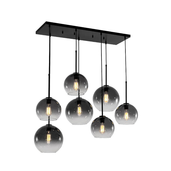 Timeless 7 - Light Glass Globe Cluster Chandelier Pendant - Yiilighting