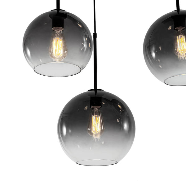 Timeless 7 - Light Glass Globe Cluster Chandelier Pendant - Yiilighting