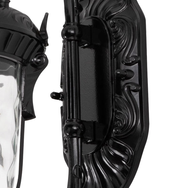 Traditional Outdoor IP65 Waterproof Hammer Water Glass Wall Sconce - Yiilighting
