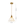Vintage 1-Light Striped Glass Flower-Shaped Pendant Light - Yiilighting