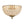 Vintage 3 - Light Brass Crystal Dome - Shaped Cage Flush Mount Ceiling Light - Yiilighting