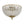 Vintage 3 - Light Brass Crystal Dome - Shaped Cage Flush Mount Ceiling Light - Yiilighting