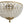 Vintage 3 - Light Brass Crystal Dome - Shaped Cage Flush Mount Ceiling Light - Yiilighting