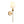 Vintage Antique Gold Leaf Stem Wall Sconce with Conical Fabric Shade - Yiilighting