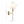 Vintage Antique Gold Leaf Stem Wall Sconce with Conical Fabric Shade - Yiilighting