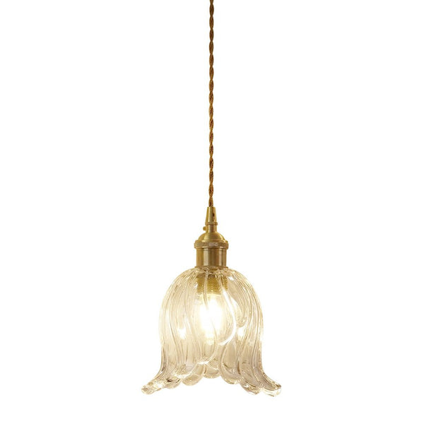 Vintage Glass Tulip Pendant Light - Yiilighting