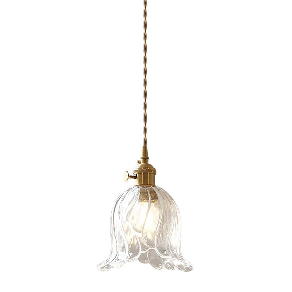 Vintage Glass Tulip Pendant Light - Yiilighting