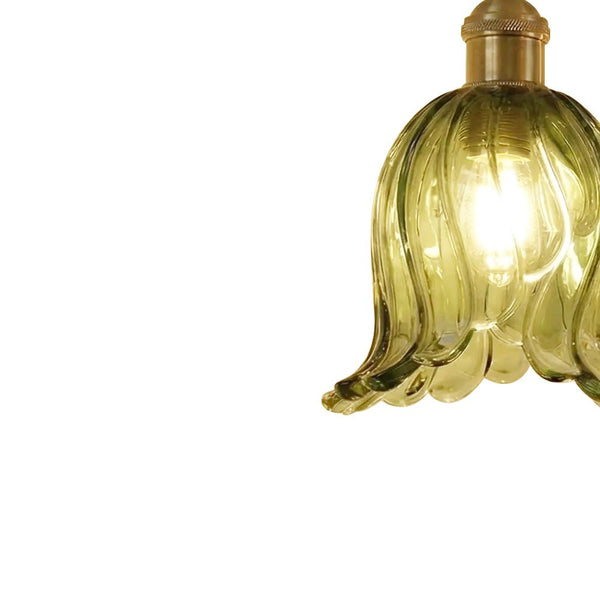 Vintage Glass Tulip Pendant Light - Yiilighting