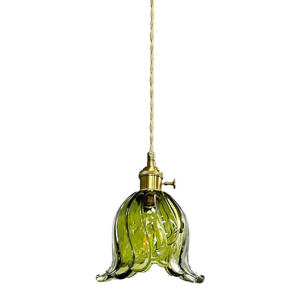 Vintage Glass Tulip Pendant Light - Yiilighting