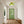 Vintage Green Striped Glass Double - Layer Floral Semi - Flush Mount Ceiling Light - Yiilighting