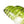 Vintage Green Striped Glass Double - Layer Floral Semi - Flush Mount Ceiling Light - Yiilighting