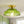 Vintage Green Striped Glass Double - Layer Floral Semi - Flush Mount Ceiling Light - Yiilighting