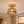 Vintage Retro Smoky Swirl Amber Glass Semi - Flush Ceiling Light - Yiilighting